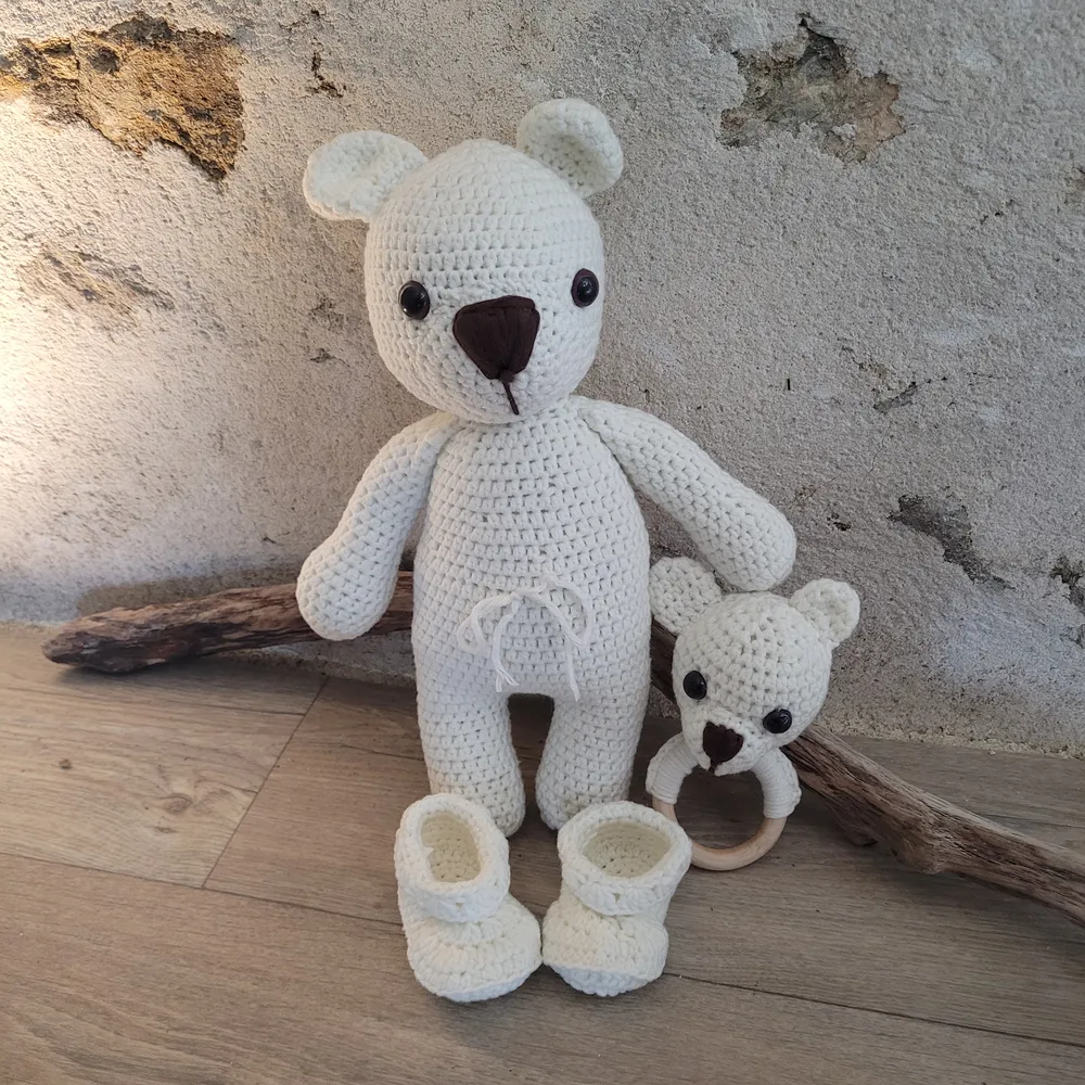 Peluche en crochet de Madagascar coffret naissance-3-madagascar